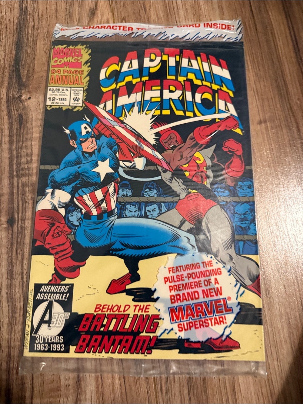 Captain America Comic #12  battling Bantam factory sealed brand new includes one